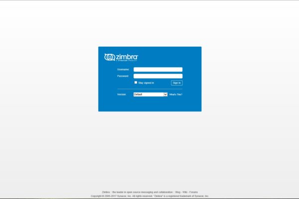 zimbra login